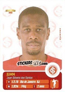 Sticker Juan - Campeonato Brasileiro 2013 n. 197 - Panini