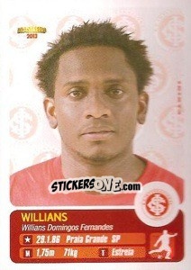 Sticker Willians - Campeonato Brasileiro 2013 n. 203 - Panini