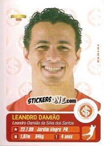 Cromo Leandro Damião - Campeonato Brasileiro 2013 - Panini