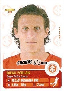 Sticker Diego Forlán - Campeonato Brasileiro 2013 n. 205 - Panini
