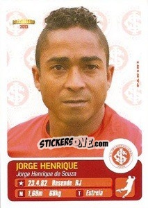 Sticker Jorge Henrique - Campeonato Brasileiro 2013 n. 206 - Panini