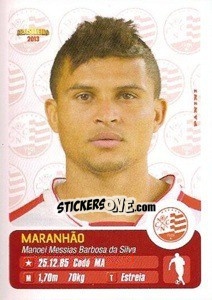 Cromo Maranhão - Campeonato Brasileiro 2013 - Panini