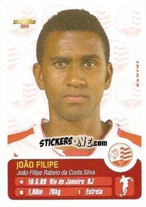 Cromo João Filipe - Campeonato Brasileiro 2013 - Panini