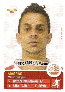 Sticker Magrão - Campeonato Brasileiro 2013 - Panini