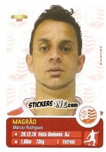 Sticker Magrão - Campeonato Brasileiro 2013 n. 218 - Panini
