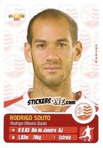 Sticker Rodrigo Souto - Campeonato Brasileiro 2013 - Panini