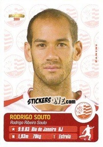 Cromo Rodrigo Souto - Campeonato Brasileiro 2013 - Panini