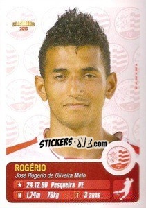 Sticker Rogério - Campeonato Brasileiro 2013 - Panini