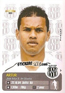 Sticker Artur - Campeonato Brasileiro 2013 - Panini
