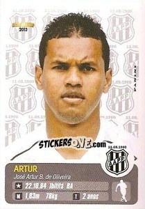 Cromo Artur - Campeonato Brasileiro 2013 n. 227 - Panini