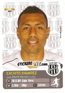 Cromo Cachito Ramirez - Campeonato Brasileiro 2013 n. 234 - Panini