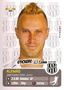 Sticker Alemão - Campeonato Brasileiro 2013 - Panini