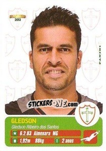 Cromo Gledson - Campeonato Brasileiro 2013 - Panini