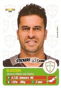 Sticker Gledson - Campeonato Brasileiro 2013 n. 242 - Panini