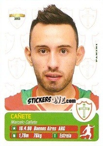 Figurina Cañete - Campeonato Brasileiro 2013 - Panini