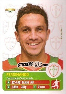Sticker Ferdinando - Campeonato Brasileiro 2013 n. 251 - Panini