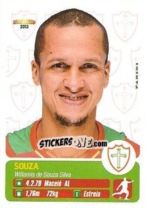 Cromo Souza - Campeonato Brasileiro 2013 - Panini