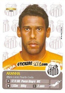 Cromo Aranha - Campeonato Brasileiro 2013 - Panini