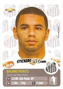 Sticker Bruno Peres - Campeonato Brasileiro 2013 - Panini