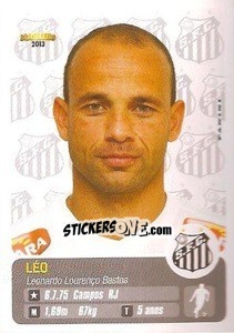 Figurina Léo - Campeonato Brasileiro 2013 - Panini