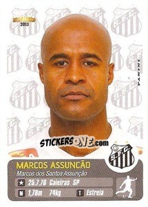 Cromo Marcos Assuncão - Campeonato Brasileiro 2013 - Panini