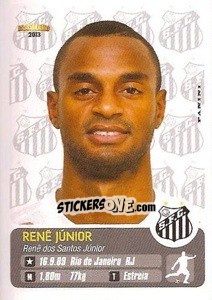 Figurina Renê Júnior - Campeonato Brasileiro 2013 - Panini