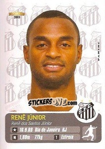 Cromo Renê Júnior - Campeonato Brasileiro 2013 - Panini