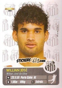Sticker Willian José - Campeonato Brasileiro 2013 - Panini