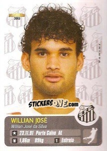 Sticker Willian José - Campeonato Brasileiro 2013 n. 271 - Panini