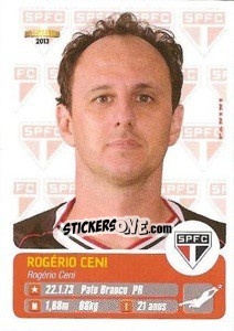 Sticker Rogério Ceni - Campeonato Brasileiro 2013 n. 274 - Panini