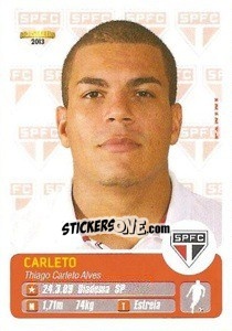 Sticker Carleto - Campeonato Brasileiro 2013 n. 278 - Panini