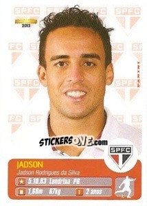 Cromo Jadson - Campeonato Brasileiro 2013 - Panini