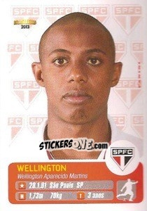 Sticker Wellington - Campeonato Brasileiro 2013 - Panini