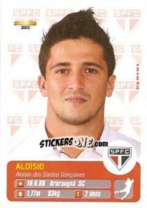 Sticker Aloísio - Campeonato Brasileiro 2013 - Panini