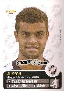 Sticker Alisson - Campeonato Brasileiro 2013 n. 295 - Panini