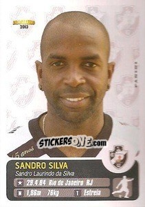 Cromo Sandro Silva - Campeonato Brasileiro 2013 - Panini