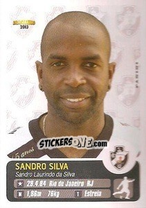 Sticker Sandro Silva - Campeonato Brasileiro 2013 n. 299 - Panini