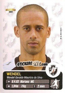 Cromo Wendel - Campeonato Brasileiro 2013 - Panini