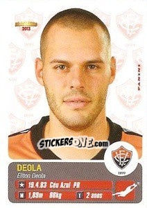 Sticker Deola - Campeonato Brasileiro 2013 - Panini