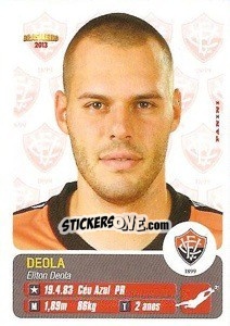 Figurina Deola - Campeonato Brasileiro 2013 - Panini