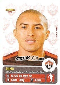Cromo Nino - Campeonato Brasileiro 2013 n. 307 - Panini