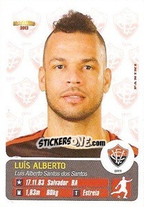 Sticker Luís Alberto - Campeonato Brasileiro 2013 n. 313 - Panini