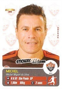 Cromo Michel - Campeonato Brasileiro 2013 - Panini