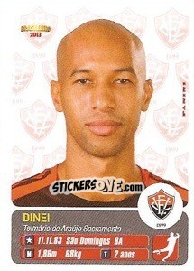 Cromo Dinei - Campeonato Brasileiro 2013 n. 317 - Panini