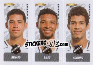 Figurina Renato / Bileu / Alvinho - Campeonato Brasileiro 2013 - Panini