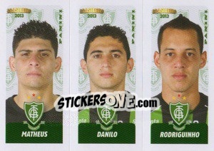 Sticker Matheus / Danilo / Rodriguinho - Campeonato Brasileiro 2013 n. 326 - Panini