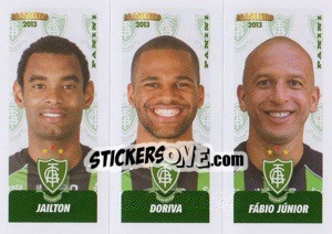 Sticker Jailton / Doriva / F.Júnior - Campeonato Brasileiro 2013 - Panini
