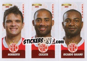 Sticker Norberto / Cascata / R.Baiano - Campeonato Brasileiro 2013 n. 335 - Panini