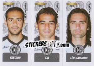Sticker Fabiano / Cal / L.Gamalho - Campeonato Brasileiro 2013 n. 340 - Panini