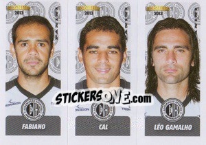 Sticker Fabiano / Cal / L.Gamalho - Campeonato Brasileiro 2013 - Panini